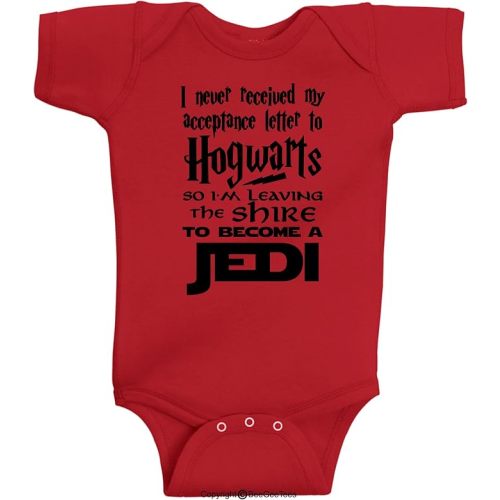 I Never Received My Acceptance Letter Funny Baby Wizard Romper Infant Bodysuit