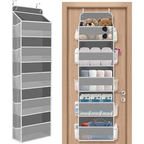1Pack Over The Door Organizer Large Capacity Hanging Storage Room Organizer
