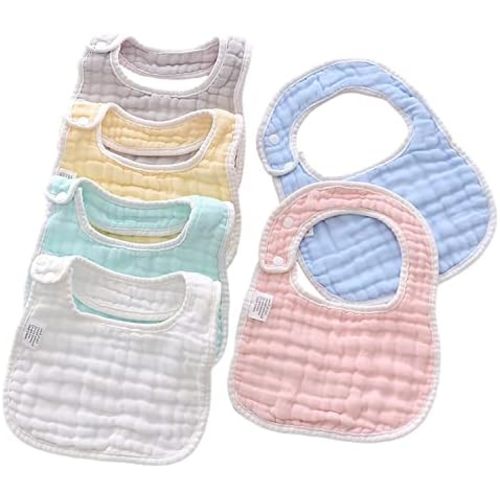 Baby Bibs Muslin Drool Teething Drooling Bibs for Baby Girl Boy Muslin Cotton