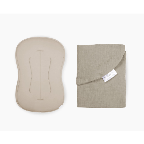 Lounger Curve + Muslin Cover Set | Birch