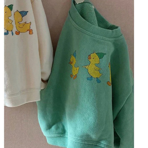 Duckies Sweatshirt – Green, 12-18 Months