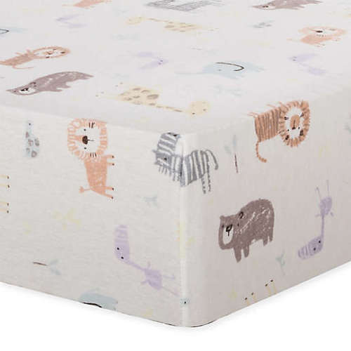Trend Lab® Crayon Jungle Flannel Fitted Crib SheetTrend Lab® Crayon Jungle Flannel Fitted Crib Sheet