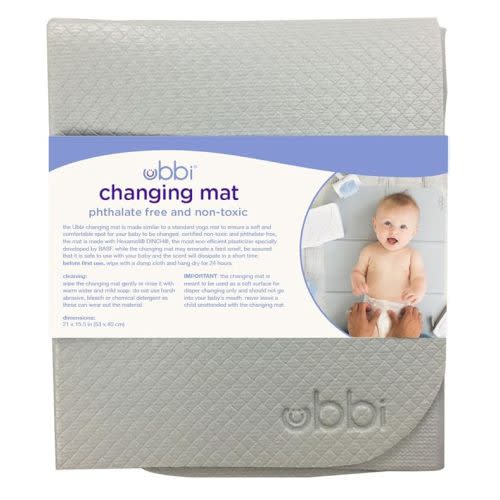 Ubbi On-the-Go Diaper Changing Baby Mat | Sage