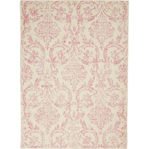 Little Princess Decor Pink Polypropylene Fabric Rug