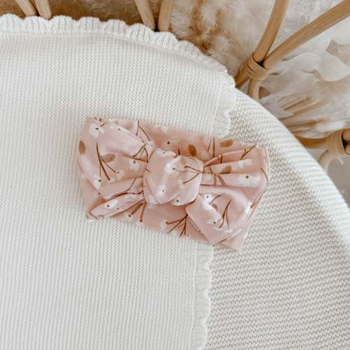 Cotton Topknot - Blushing Blooms