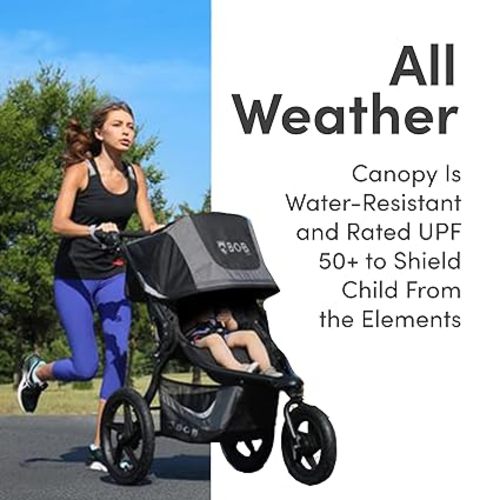 BOB Gear Revolution Flex 3.0 Jogging Stroller, Graphite Black