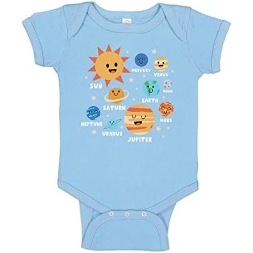 TATY Kids Cute Planet List Baby Infant Bodysuit