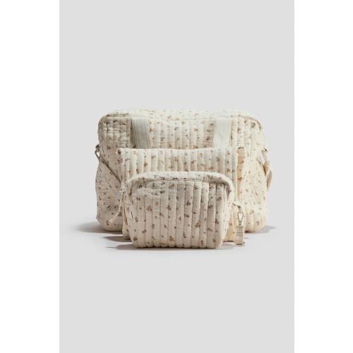 3-PIECE PADDED DIAPER BAG SET