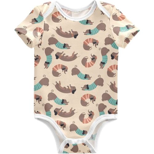 ALAZA Black White Plaid Infant Baby Short Sleeve Bodysuits Cotton Newborn Checkered One-piece Clothes Comfort Romper Outfit