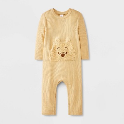 Baby Winnie the Pooh Romper - Cloud Island™ Beige 6-9M