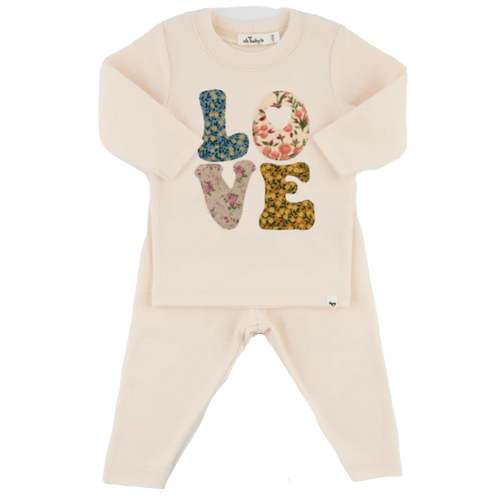 2pc Stacked Floral Love Set