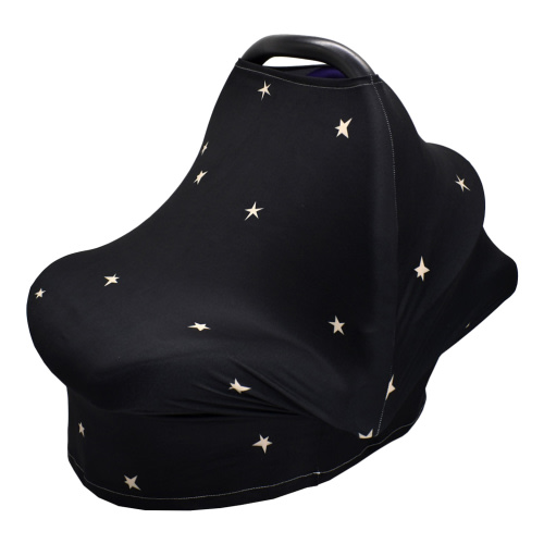 NUOLUX Baby Car Seat Cover Star Sky Pattern Infant Stroller Cover Multifunctional Care Towel Nursing Cover Scarf