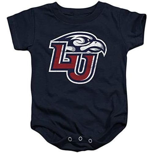 Liberty University Official Distressed Primary Unisex Infant Snap Suit for Baby