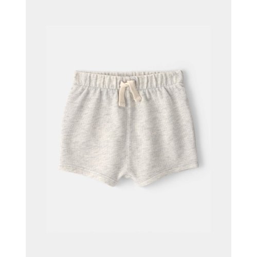 Baby Drawstring Shorts - Grey | Carter's