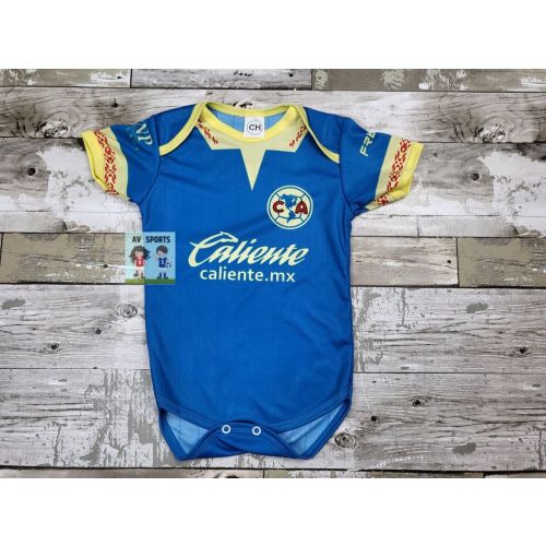 Club America Baby Jersey 3D Onesie - Mexico Soccer Baby Clothes Kids's 6M sold by Theadora Slider | SKU 2608083212 | Printerval
