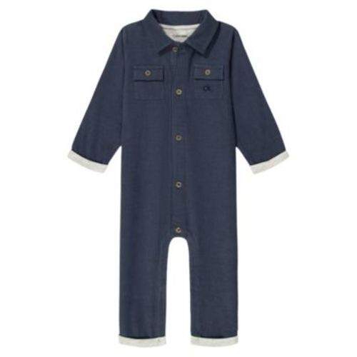 Baby Boys' Long Sleeve Button-Front Coverall