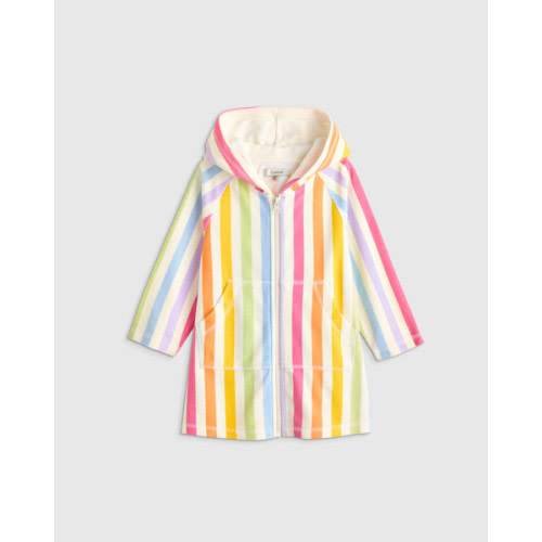 Loop Terry Swim Coverup - Toddler in Rainbow Stripe