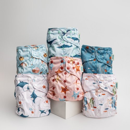 Coastal Whimsy Collection Value Bundle – Kinder Cloth Diaper Co.
