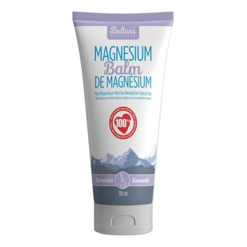 Bolton's Naturals Unscented Magnesium Chloride Balm 118ml- (118, Lavender)