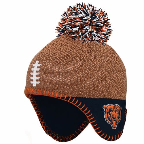 Chicago Bears Football Ear Flap Hat (Baby Boy)