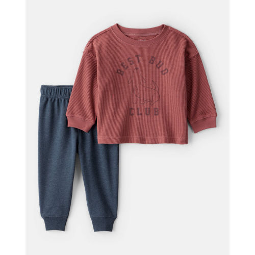 Baby Boy Best Bud Long-Sleeve Tee & Pant Set - Carter's | Carter's