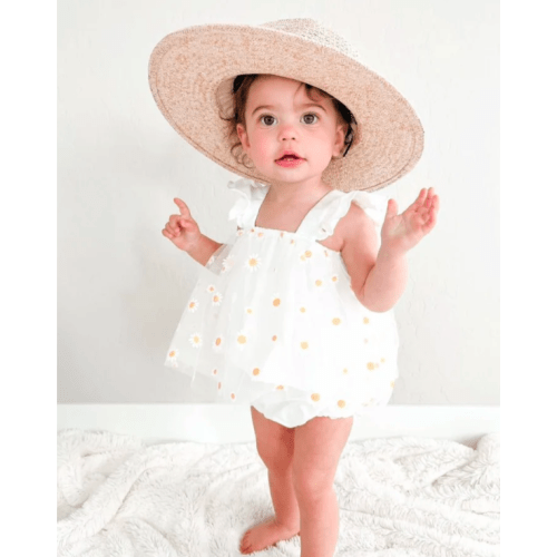 Dixie Dress Romper - Pickin' Daisies - Bailey's Blossoms