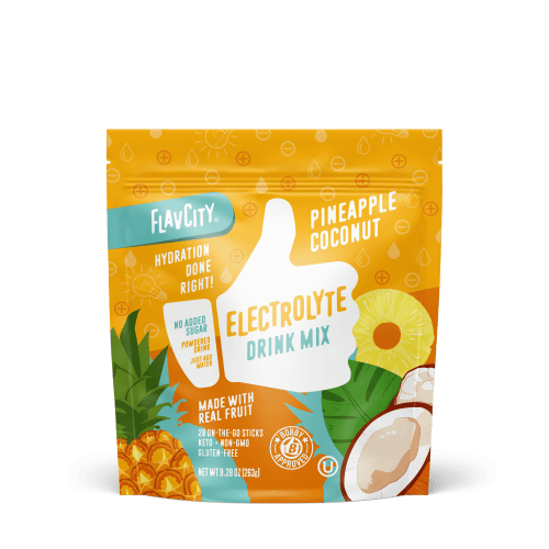 Pineapple Coconut Electrolyte Drink Powder Mix | FlavCity