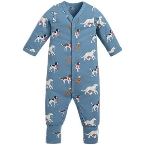 monica + andy On the Go Baby One Piece, 100% Organic Baby Clothes for Girls & Boys, Sizes For Preemie, Newborn, & Infant