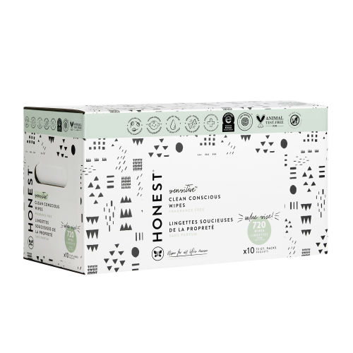 Unscented Plant-based* Clean Conscious™ Baby Wipes