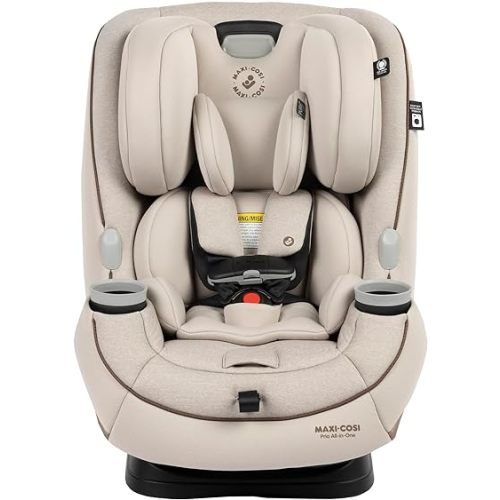 Maxi Cosi Pria All-in-One Car Seat, 3in1, Convertible from Infant to Toddler, rear and forward facing, booster mode, washable Seat Cover, Desert Wonder