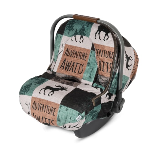 Gliz Design | Baby Car Seat Winter Cover - Adventure Awaits