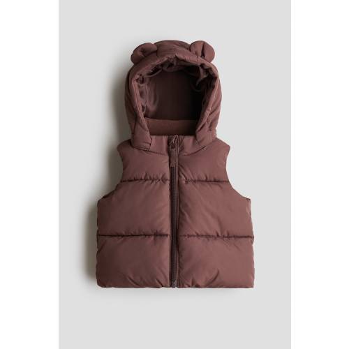 HOODED PUFFER VEST