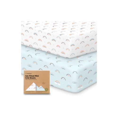 Isla Fitted Mini Crib Sheets