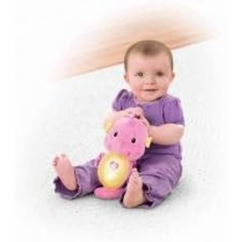 212 Main Soothe & Glow Seahorse Baby Toy Pink
