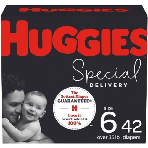 Huggies Special Delivery Hypoallergenic Baby Disposable Diapers Super Pack - Size 6 - 42ct
