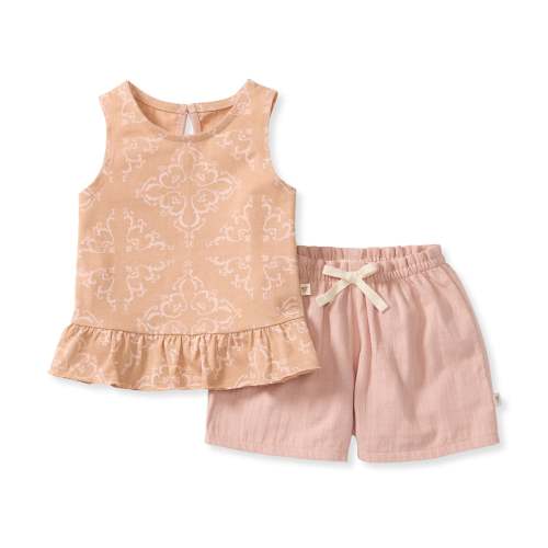 Croatian Tile Tank & Shorts Set – Burt's Bees Baby