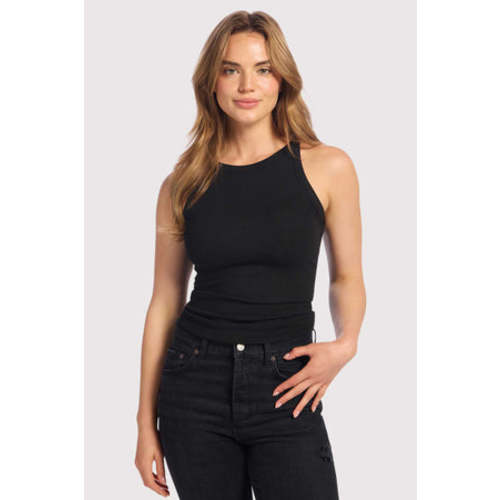 Slinky Rib Racer Tank | Black