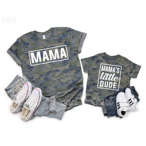 Mother Son Matching, Mama's Little Dude, Mama Mini Shirt, Mommy And Me Shirt, Matching Mama Son New Mom Gift, Mothers Day Gift,