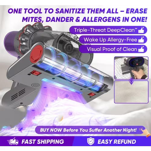 Aless™ Powerful UV Bed Vacuum Cleaner