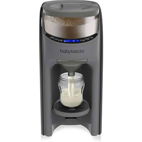 Amazon.com: Baby Brezza Formula Pro Advanced Formula Dispenser + Bottle Maker Machine | At the Touch of a Button - Automatically Mix a Warm Formula Bottle Instantly - Easily Made Bottles with Auto Powder Blending