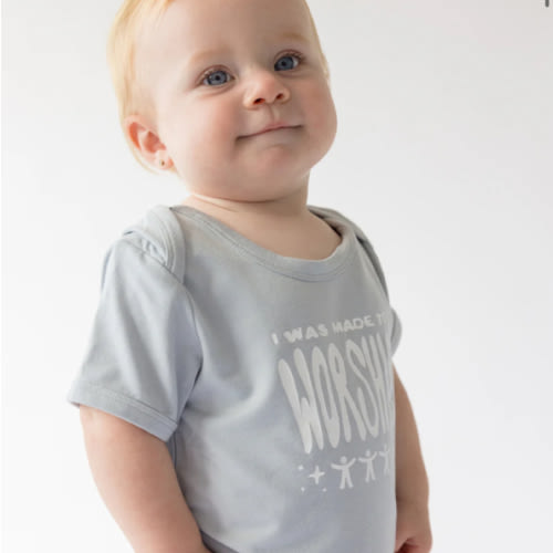 Made To Worship Onesie | Christian Baby Clothing | Elevated Faith