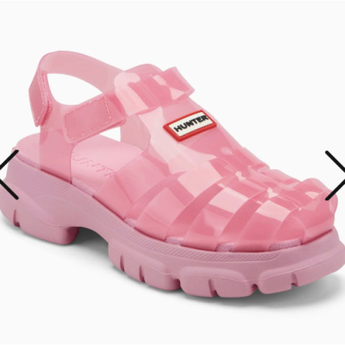Big Kids Belize Casual Closed Toe Strappy Sandals - White Translucent | Hunter Boots