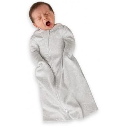 Snugly Baby Swaddle Sleep Sack, Stretchy Cotton Zip-Up Swaddle for Newborns