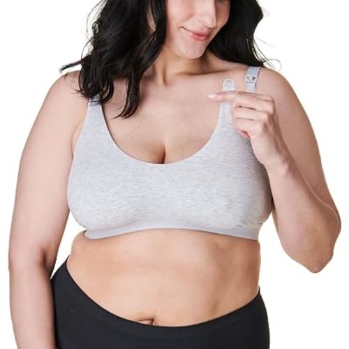Bravado Designs Women's Cotton Pullover Maternity & Nursing Wireless Full Coverage Bra