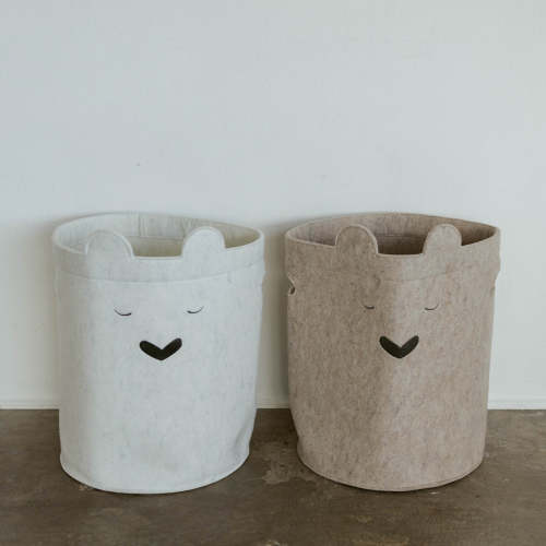 Bear Felt Laundry Hamper – Parker Baby Co.
