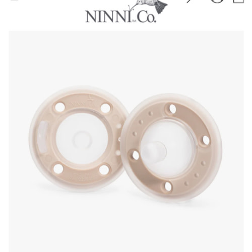 Ninni Pacifier Oatmeal 2 Pack