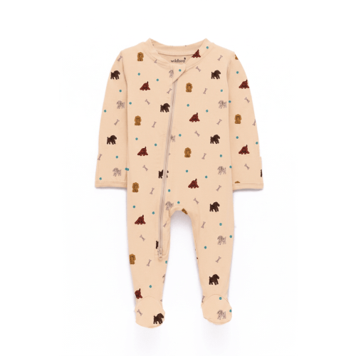 Puppy - CloudBlend™ Footed Pajamas – WildBird