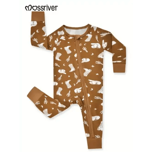 bamboo fiber western cowboy onesie soft - Temu