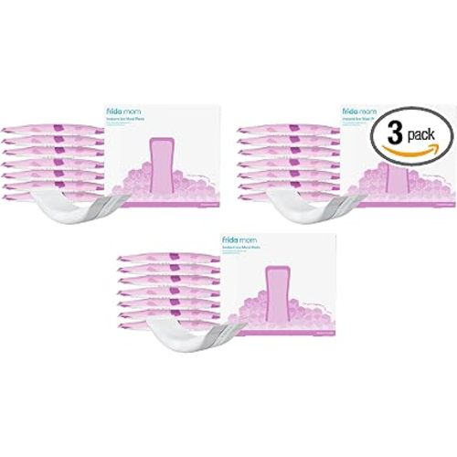 Frida Mom 2-in-1 Postpartum Pads, Absorbent Perineal Ice Maxi Pads, Instant Cold Therapy Packs and Maternity Pad in One (Pack of 3)