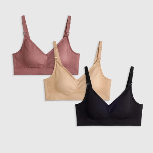 Seamless Nursing Bra (3-Pack)